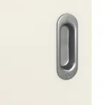 Detailbild der Oberfläche von Weiß ähnlich RAL 9010 LA 24 Basic Lack Schiebetür - Huga