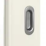 Detailbild der Oberfläche von Weiß ähnlich RAL 9010 DIN-LA Basic Lack Schiebetür - Huga