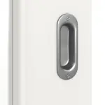 Detailbild der Oberfläche von Weiß ähnlich RAL 9016 DIN-LA Basic Lack Schiebetür - Huga