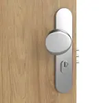 Detailansicht der Oberfläche von CLASSEN Brandschutztür-Set EI30 42db Venom Alu M1 Hickory Eiche CPL inkl. Zarge