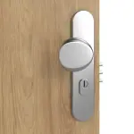 Detailansicht der Oberfläche von CLASSEN Brandschutztür-Set EI30 42db Venom Alu M4 Hickory Eiche CPL inkl. Zarge