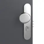 Detailansicht der Oberfläche von CLASSEN Brandschutztür-Set EI30 42db Venom Alu M4 Graphit RAL 7024 CPL inkl. Zarge