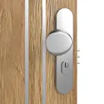 Detailansicht der Oberfläche von CLASSEN Brandschutztür-Set EI30 42db Venom Alu M6 Grandson Eiche Iridium inkl. Zarge