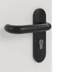 Detailansicht der Oberfläche von GARANT Brandschutztür T30 Corona 830 Silver Grey CePaL