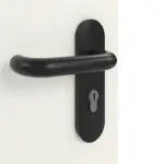 Detailansicht der Oberfläche von GARANT Brandschutztür T30 Corona 830 Weiß Struktur Premium CePaL