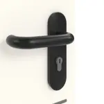 Detailansicht der Oberfläche von GARANT Brandschutztür T30 Corona 832 Pearl White CePaL