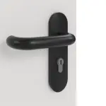 Detailansicht der Oberfläche von GARANT Brandschutztür T30 Corona 834 Silver Grey CePaL