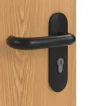 Detailansicht der Oberfläche von GARANT Brandschutztür T30 Corona 834 Eiche Premium CePaL