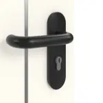 Detailansicht der Oberfläche von GARANT Brandschutztür T30 Corona 850 Pearl White CePaL