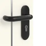 Detailansicht der Oberfläche von GARANT Brandschutztür T30 Corona 850 Snow White CePaL