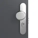 Detailansicht der Oberfläche von CLASSEN Brandschutztür-Set EI30 M1 Graphit RAL 7024 CPL inkl. Blockzarge