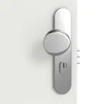 Detailansicht der Oberfläche von CLASSEN Brandschutztür-Set EI30 M1 Weiß RAL 9003 HPL inkl. Stahl-Blockzarge