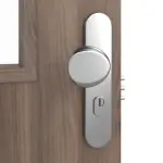 Detailansicht der Oberfläche von CLASSEN Brandschutztür-Set EI30 M2 Esche Graphit Iridium inkl. Blockzarge