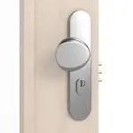 Detailansicht der Oberfläche von CLASSEN Brandschutztür-Set EI30 M3 Akazie hell CPL inkl. Blockzarge