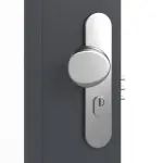 Detailansicht der Oberfläche von CLASSEN Brandschutztür-Set EI30 M3 Graphit RAL 7024 HPL inkl. Blockzarge