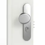 Detailansicht der Oberfläche von CLASSEN Brandschutztür-Set EI30 M3 Weiß RAL 9003 HPL inkl. Blockzarge