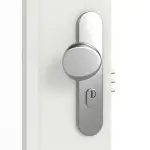 Detailansicht der Oberfläche von CLASSEN Brandschutztür-Set EI30 M3 Weiß RAL 9003 HPL inkl. Stahl-Blockzarge