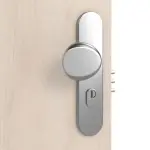 Detailansicht der Oberfläche von CLASSEN Brandschutztür-Set EI60 M1 Akazie hell CPL inkl. Blockzarge