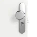 Detailansicht der Oberfläche von CLASSEN Brandschutztür-Set EI60 M1 Weiß CPL inkl. Blockzarge