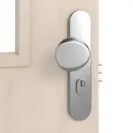 Detailansicht der Oberfläche von CLASSEN Brandschutztür-Set EI60 M2 Akazie hell CPL inkl. Blockzarge