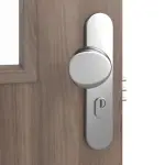 Detailansicht der Oberfläche von CLASSEN Brandschutztür-Set EI60 M2 Esche Graphit Iridium inkl. Blockzarge