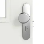 Detailansicht der Oberfläche von CLASSEN Brandschutztür-Set EI60 M2 RAL 9003 CPL inkl. Blockzarge