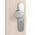 Detailansicht der Oberfläche von CLASSEN Brandschutztür-Set EI60 M3 Akazie hell CPL inkl. Blockzarge