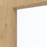 Detailansicht des Lichtausschnitts von GARANT Brandschutztür T30 Authentic Asteiche GCK08 mit Lichtausschnitt LA-6