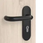 Detailansicht der Oberfläche von WESTAG Brandschutztür T-30 Nussbaum Embla NU 324 PortaLit CPL