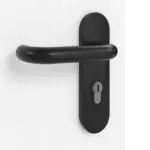 Detailansicht der Oberfläche von JELD-WEN Brandschutztür T-30 Samtesche Weiß DuriTop CPL