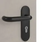 Detailansicht der Oberfläche von WESTAG Brandschutztür T-90 Semento BN 434 PortaLit CPL