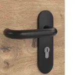 Detailansicht der Oberfläche von WESTAG Brandschutztür T-90 Artis Eiche Cross EiC 793 PortaLit CPL