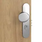 Detailansicht der Oberfläche von CLASSEN Brandschutztür-Set EI30 Venom Alu M1 Hickory Eiche CPL inkl. Blockzarge