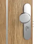 Detailansicht der Oberfläche von CLASSEN Brandschutztür-Set EI30 Venom Alu M3 Grandson Eiche Iridium inkl. Blockzarge