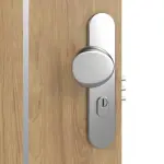 Detailansicht der Oberfläche von CLASSEN Brandschutztür-Set EI30 Venom Alu M3 Hickory Eiche CPL inkl. Blockzarge