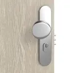 Detailansicht der Oberfläche von CLASSEN Brandschutztür-Set EI60 Venom Alu M4 Kendal Eiche CPL inkl. Blockzarge