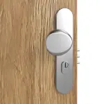 Detailansicht der Oberfläche von CLASSEN Brandschutztür-Set EI30 Venom Alu M5 Grandson Eiche Iridium inkl. Blockzarge