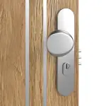 Detailansicht der Oberfläche von CLASSEN Brandschutztür-Set EI60 Venom Alu M6 Grandson Eiche Iridium inkl. Blockzarge