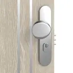 Detailansicht der Oberfläche von CLASSEN Brandschutztür-Set EI60 Venom Alu M6 Kendal Eiche CPL inkl. Blockzarge