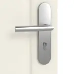 Detailansicht der Oberfläche von GARANT Wohnungseingangstür Como CK1 Weißlack 