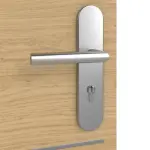 Detailansicht der Oberfläche von GARANT Wohnungseingangstür Corona 732 Quer Authentic Asteiche CePaL