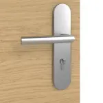 Detailansicht der Oberfläche von GARANT Wohnungseingangstür Corona 734 Quer Authentic Asteiche CePaL