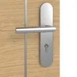 Detailansicht der Oberfläche von GARANT Wohnungseingangstür Corona 750 Quer Authentic Asteiche CePaL