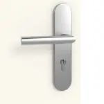 Detailansicht der Oberfläche von GARANT Wohnungseingangstür Corona 830 Pearl White CePaL