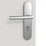 Detailansicht der Oberfläche von GARANT Wohnungseingangstür Corona 830 Silver Grey CePaL