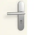 Detailansicht der Oberfläche von GARANT Wohnungseingangstür Corona 830 Snow White CePaL