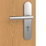 Detailansicht der Oberfläche von GARANT Wohnungseingangstür Corona 830 Eiche Premium CePaL