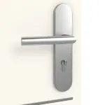 Detailansicht der Oberfläche von GARANT Wohnungseingangstür Corona 832 Pearl White CePaL