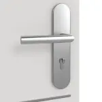 Detailansicht der Oberfläche von GARANT Wohnungseingangstür Corona 832 Silver Grey CePaL
