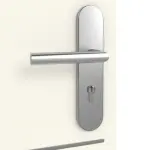 Detailansicht der Oberfläche von GARANT Wohnungseingangstür Corona 832 Snow White CePaL